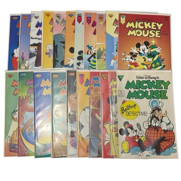 Vintage Walt Disney Mickey Mouse & Friends Comic Lot 20 Gemstone Gladstone NM - Picture 2 of 8